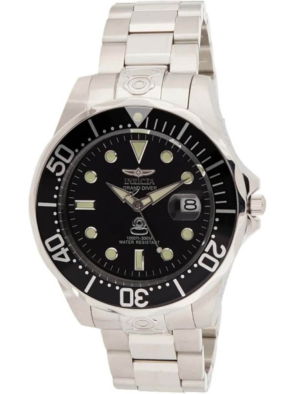 Stainless Steel Automatic Dive Watch for Men - Water Resistant, Stylish Design
